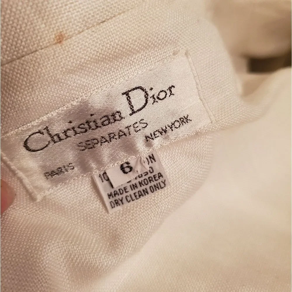 Christian DIOR‎ White Blazer